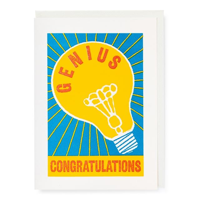 Archivist Cards Wenskaart - Congratulations Genius