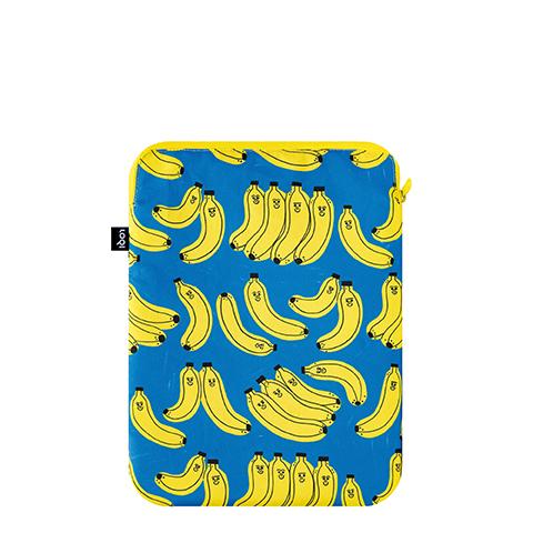 LOQI Laptop Sleeve Large - Bad Bananas gerecycled
