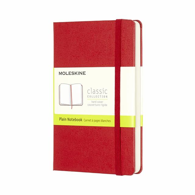 Moleskine Classic Notitieboek Pocket - Hardcover - Blanco - Red