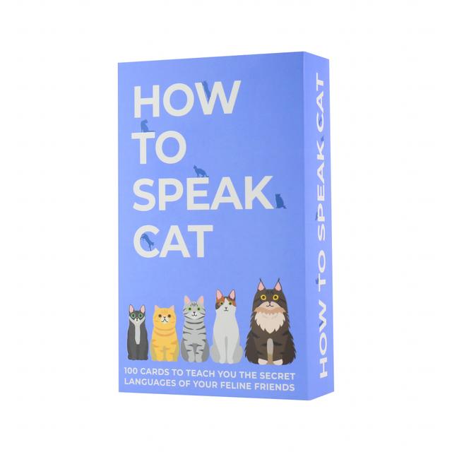 Gift Republic Kaartenset - How to speak cat
