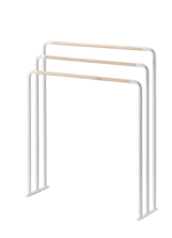 Yamazaki Plain Handdoekenrek badkamer - Wit