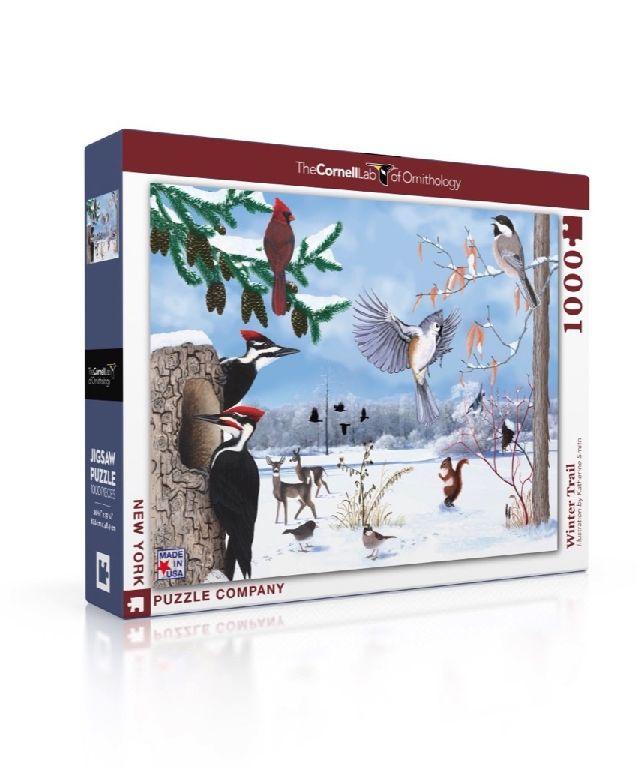 New York Puzzle Company Puzzel Winter Trail - 1000 stukjes