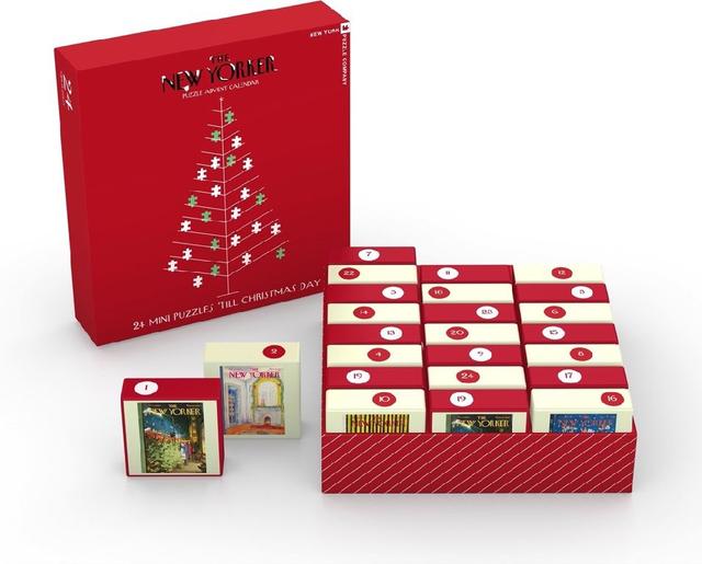 New York Puzzle Company Adventskalender New Yorker - 24 mini puzzels