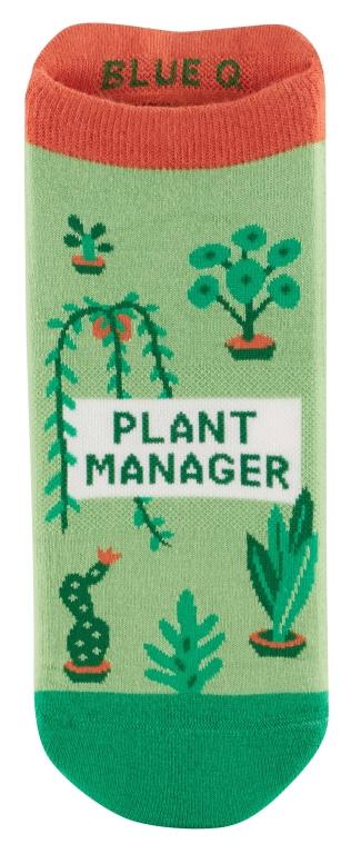 Blue Q Sneakersokken S/M - Plant Manager