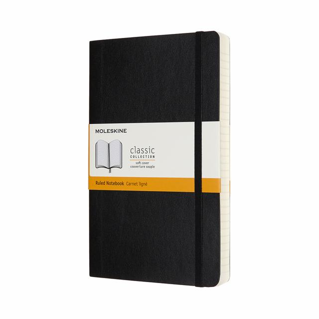 Moleskine Classic Notitieboek Large - Softcover - Gelinieerd - Black