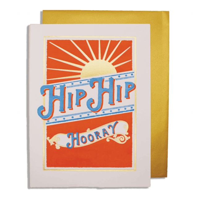Archivist Cards Card - Hip Hip Hooray