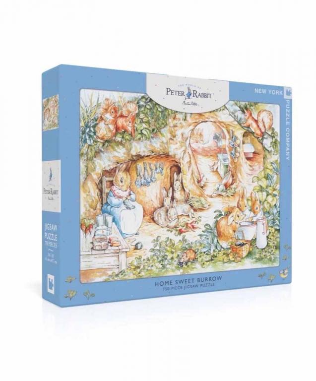 New York Puzzle Company Puzzel Home Sweet Burrow - 750 stukjes
