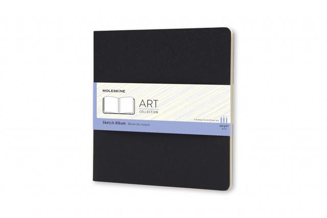 Moleskine Art Collection Schetsboek Square - Blanco - Black