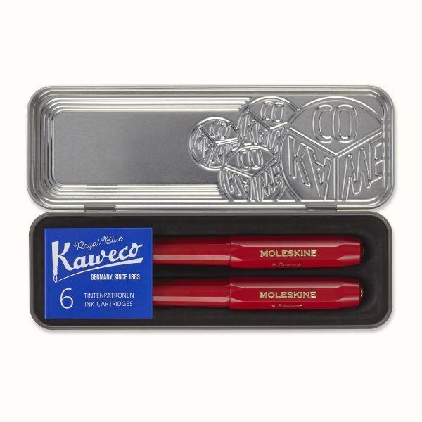 Moleskine Kaweco Vulpen & Balpen - Red