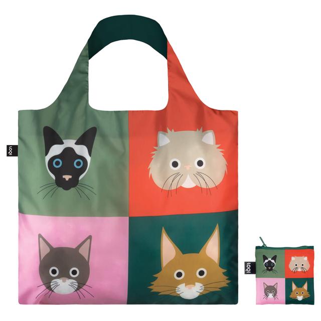 LOQI Bag - Cats Large Recycled