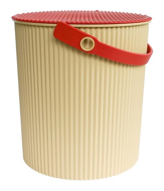Hachiman Omnioutil Opbergemmer L - Beige/Rood