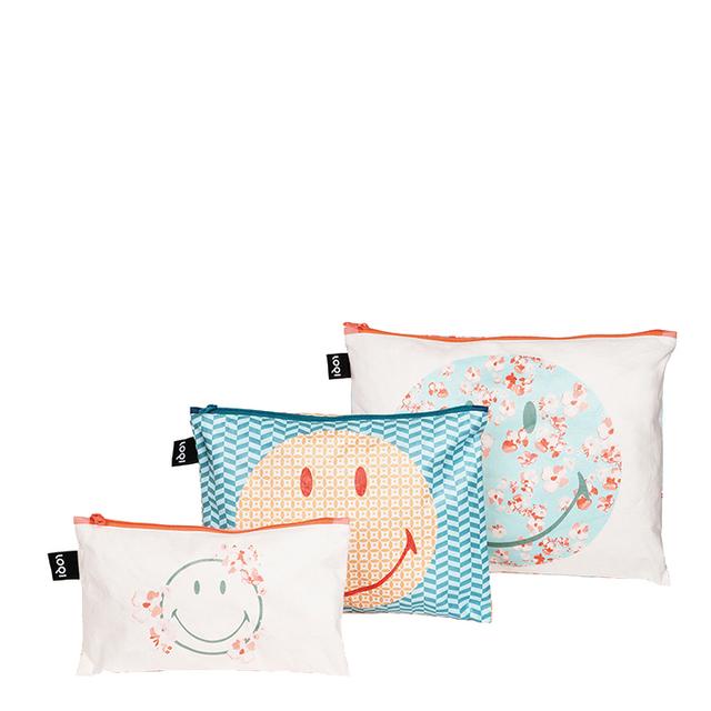 LOQI Zip Pockets - Tyvek Blossom