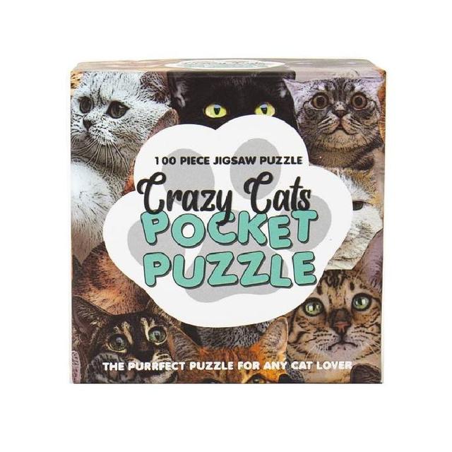 Gift Republic Minipuzzel - Crazy Cats