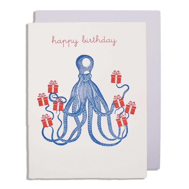 Archivist Cards Card - Hb Octopus