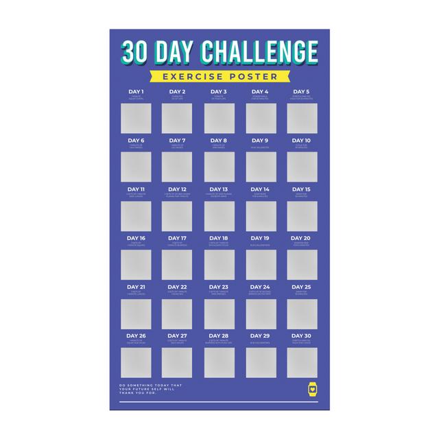 Gift Republic Krasposter - 30 Day Fitness Challenge