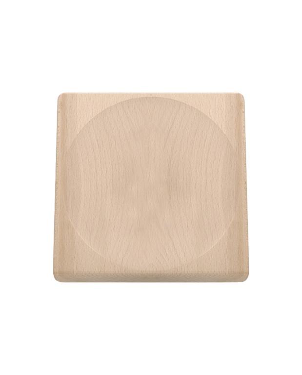 Triangle Wiegebord van beukenhout