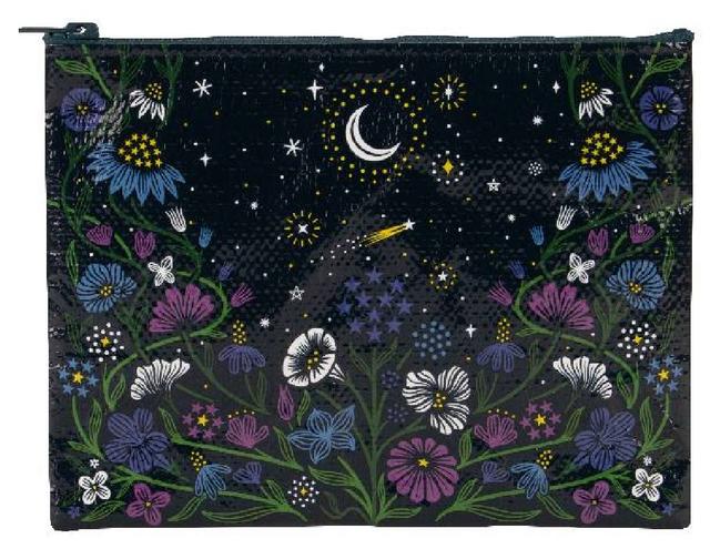 Blue Q Zip pocket - Starry Garden