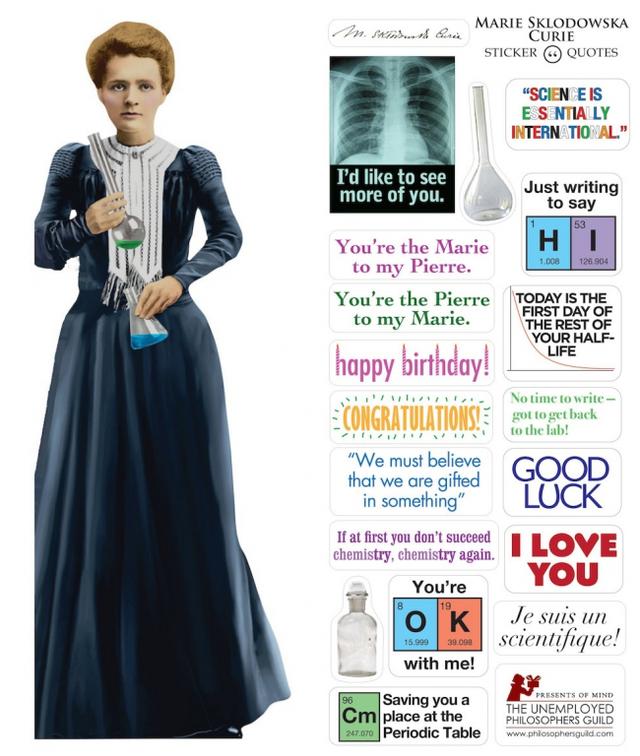 UPG Wenskaart - Marie Curie