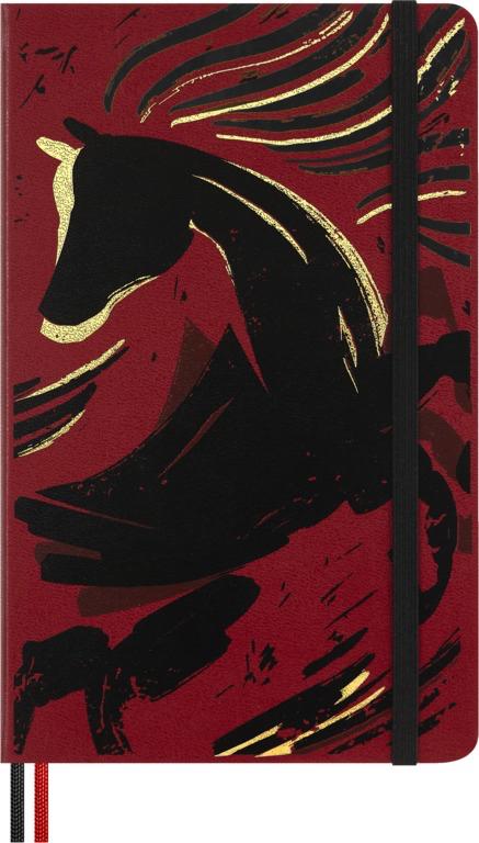 Moleskine Year of the Horse Notitieboek Large - Hardcover - Gelinieerd - Woodcut