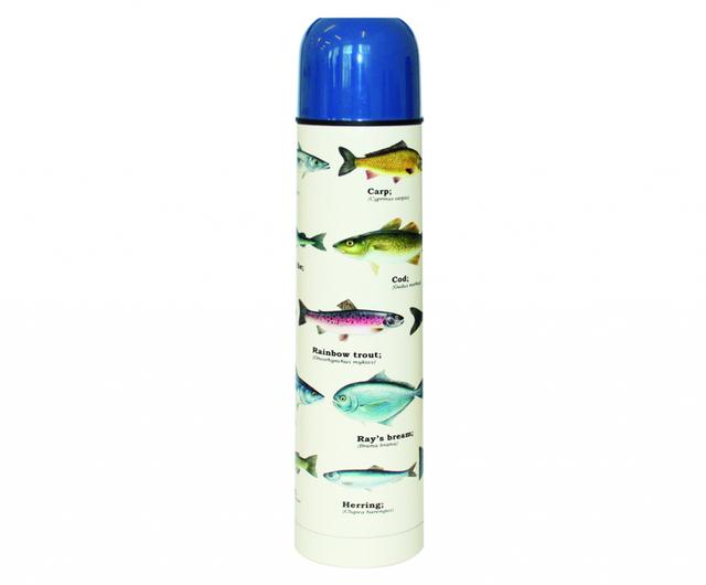 Gift Republic Thermosfles - Multi Fish