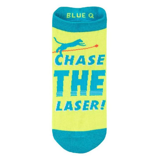 Blue Q Sneakersokken S/M - Chase the Laser