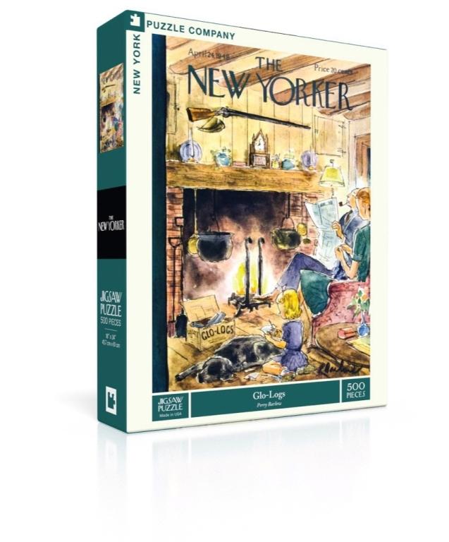 New York Puzzle Company Puzzel Glo-Logs - 500 stukjes