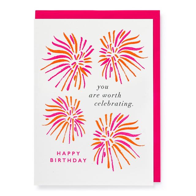 Archivist Cards Wenskaart - Birthday Fireworks