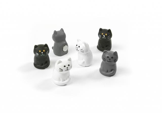 Trendform Magnet Cat - set of 6 assorted
