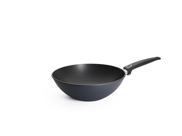 WOLL Diamond Lite Wok inductie met vaste greep - Ø300mm - H 100mm - Zwart