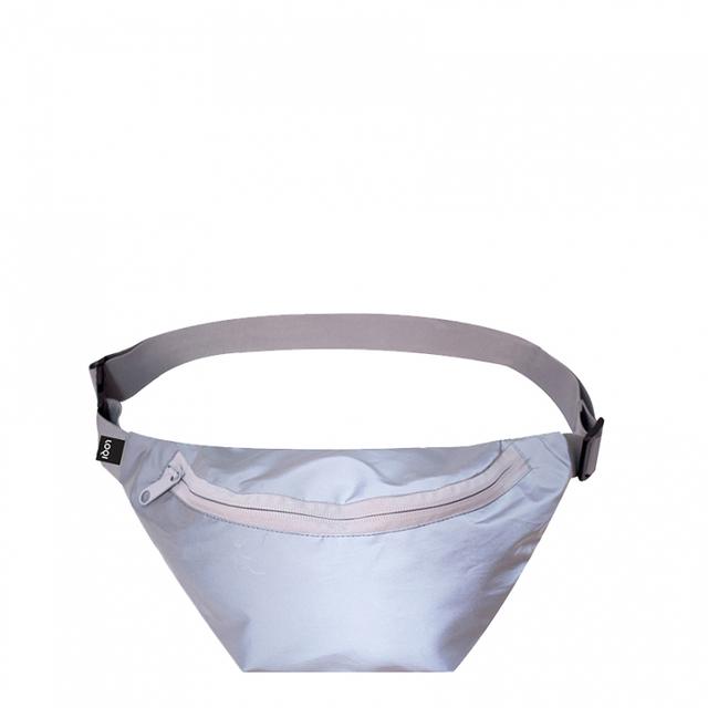 LOQI Bum Bag Large - Silver reflecterend