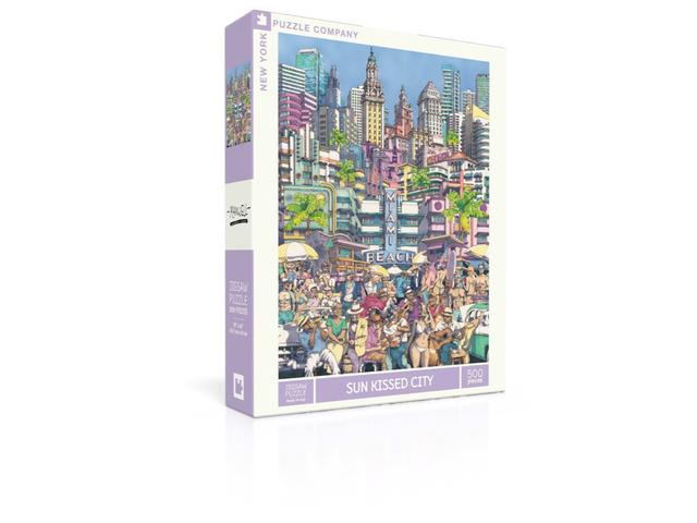 New York Puzzle Company Puzzel Sun Kissed City - 500 stukjes