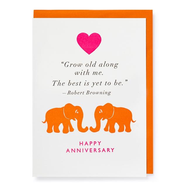Archivist Cards Wenskaart - Anniversary Elephants