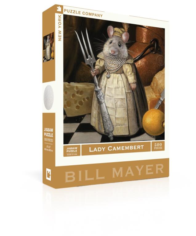 New York Puzzle Company Puzzel Lady Camembert - 500 stukjes