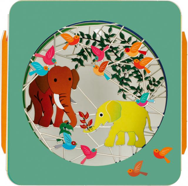 Forever Cards Art Box Wenskaart - Elephants