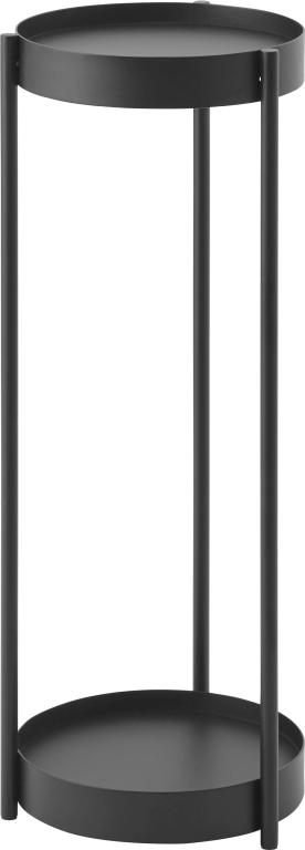 Yamazaki 2-tiered plant stand with caster - Tower - Black