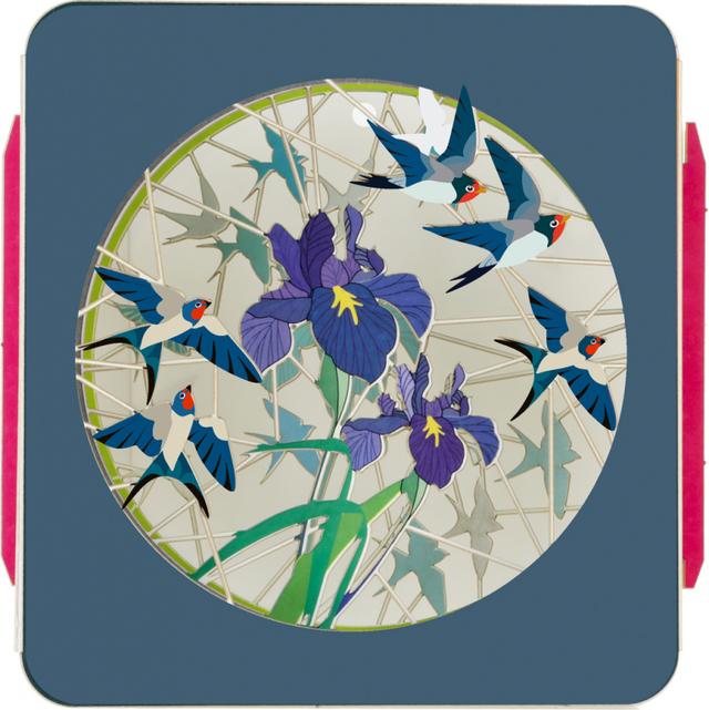 Forever Cards Art Box Wenskaart - Iris & Birds