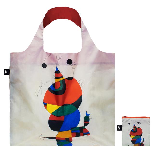 LOQI Bag Large - Woman, Bird and Star gerecycled