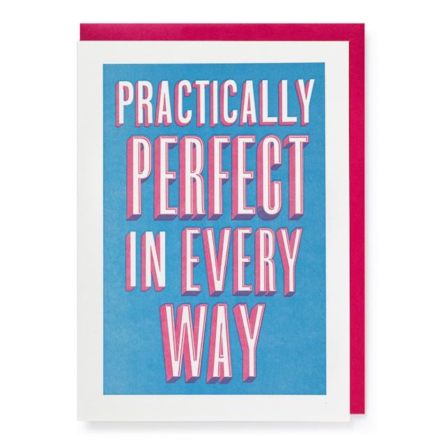 Archivist Cards Wenskaart - Practically Perfect