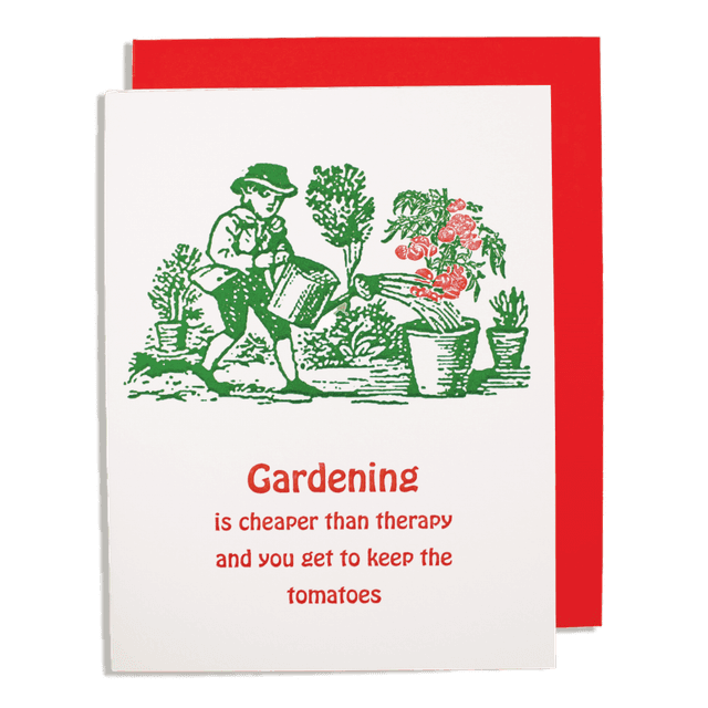 Archivist Cards Card - Gardening