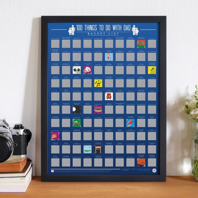 Gift Republic Krasposter - 100 Things To Do With Dad