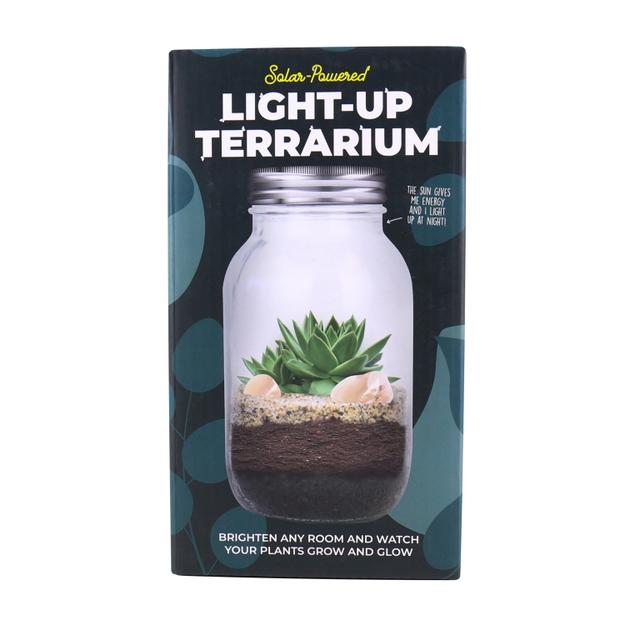 Gift Republic DIY kit - Solar Powered Light Up Terrarium