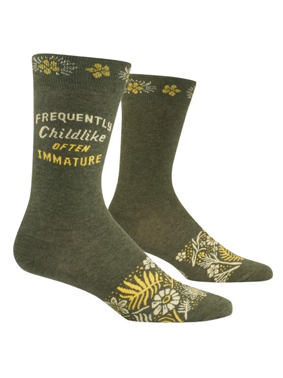 Blue Q Men Socks - Childlike