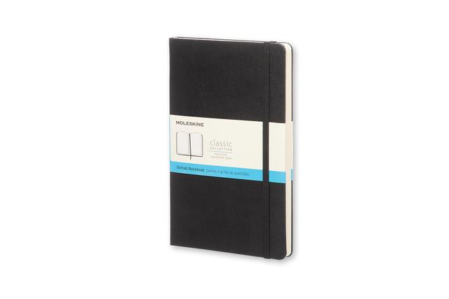 Moleskine Classic Notitieboek Large - Hardcover - Gestippeld - Black