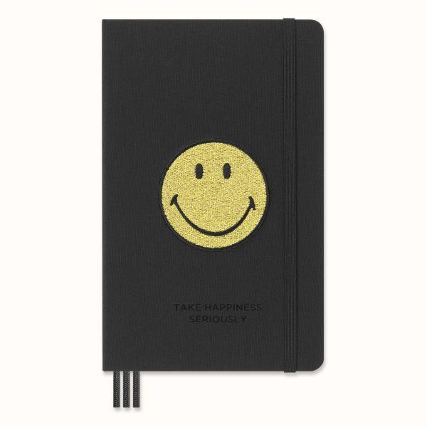 Moleskine Smiley Weekagenda Large - Hardcover - Gelinieerd - Black