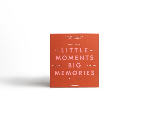 Printworks Photo Album - Little Moments Big Memories - Orange