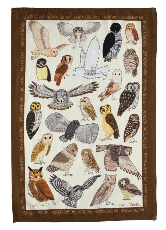 UPG Theedoek - Owl