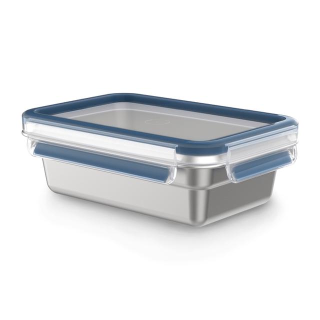 Tefal Masterseal RVS Vershouddoos rechthoekig - 0.8Ltr