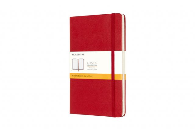 Moleskine Notebook Large Ruled Hard Cover Red