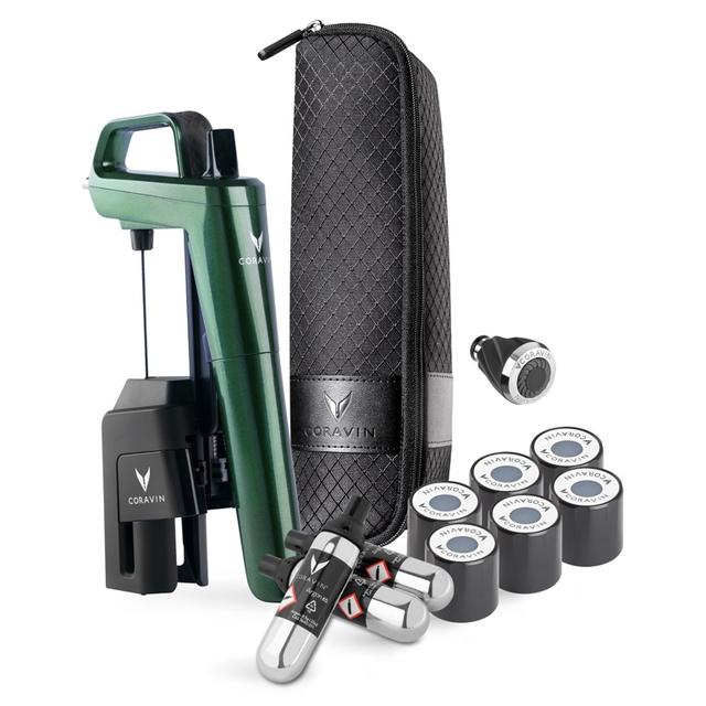 Coravin Timeless Six+ Wijnbewaarsysteem - Dark Green