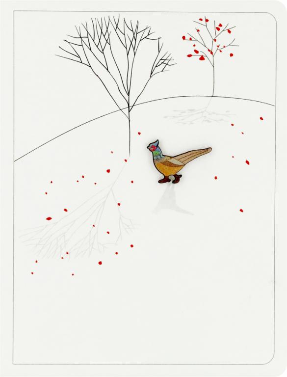 Forever Cards Ink Wood Wenskaart - Pheasant
